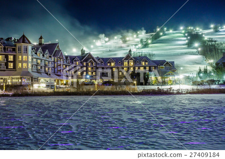 Blue Mountain Village in winter 27409184