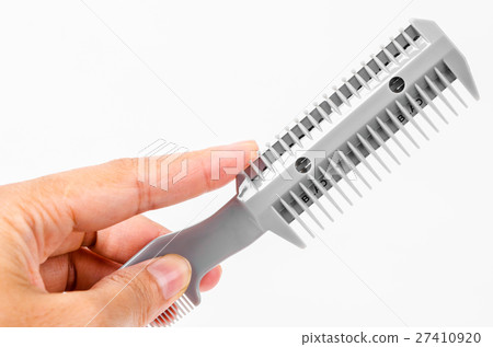 Comb slice hair. Comb slice hair. 27410920