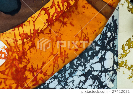 Abstraction, fragment, hot batik, background Abstraction, fragment, hot batik, background 27412021