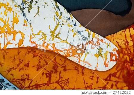 Abstraction, fragment, hot batik, background Abstraction, fragment, hot batik, background 27412022