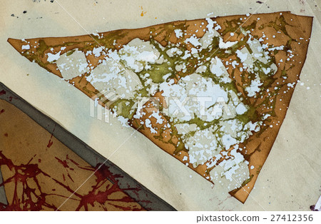 Sector, fragment, hot batik, background texture Sector, fragment, hot batik, background texture 27412356