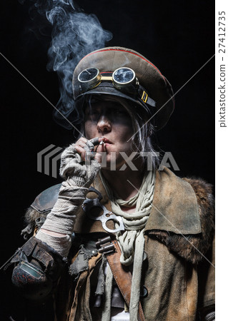 Post apocalypse female survivor 27412735