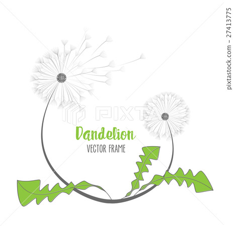 Vector dandelion flower 27413775