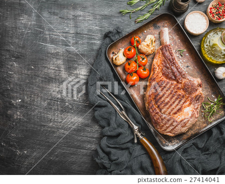 grilled tomahawk beef steak grilled tomahawk beef steak 27414041