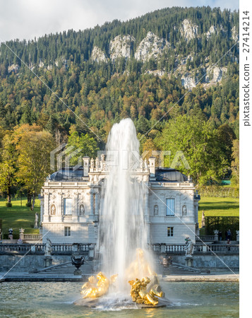 Linderhof palace in Ettal, Germany Linderhof palace in Ettal, Germany 27414214