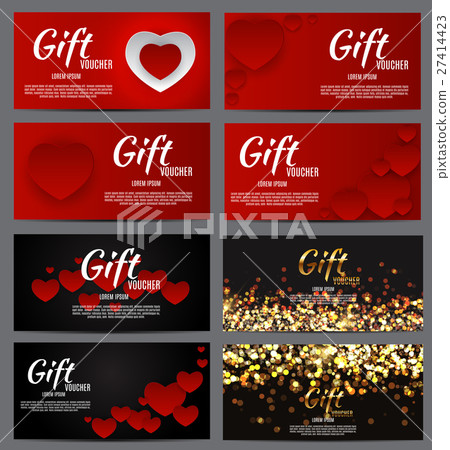 Gift Voucher Template For Your Business. Valentine Gift Voucher Template For Your Business. Valentine 27414423