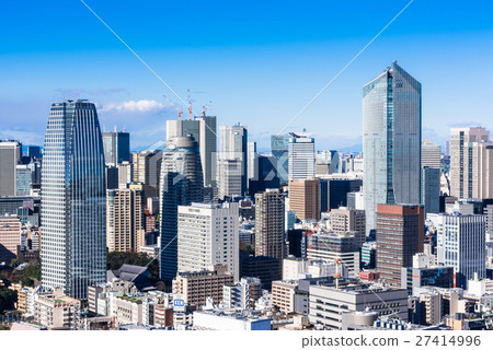 Tokyo city landscape (around Toranomon) Tokyo city landscape (around Toranomon) 27414996