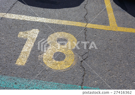 Number Eighteen Parking Slot Number Eighteen Parking Slot 27416362