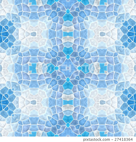 mosaic kaleidoscope seamless pattern background  27418364