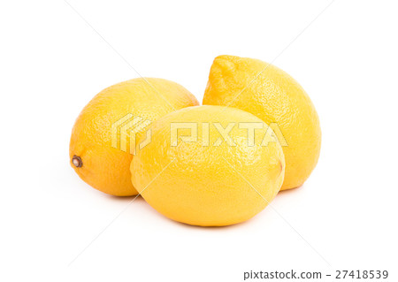 Lemons on a white background 27418539