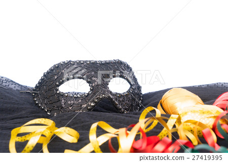 Mask with masquerade decorations Mask with masquerade decorations 27419395