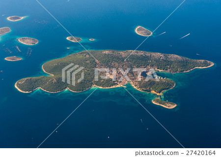 Croatia aerial view Croatia aerial view 27420164