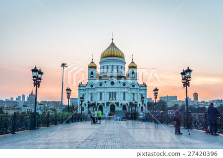 The Cathedral of Christ the Savior in Moscow. The Cathedral of Christ the Savior in Moscow. 27420396