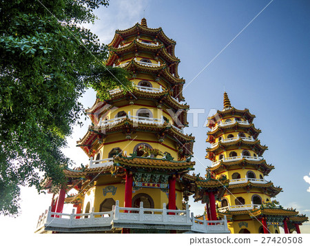 台灣 高雄 左營 蓮池潭 龍虎塔 27420508