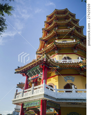 台灣 高雄 左營 蓮池潭 龍虎塔 27420509