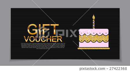 Gift Voucher Template for Discount Coupon  Vector 27422368