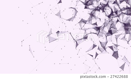 triangle mosaic vector background design - Stock Illustration [27422688 ...