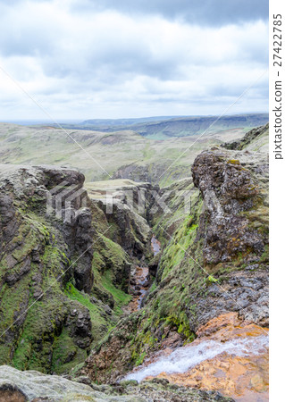 Small waterfall in Iceland 27422785