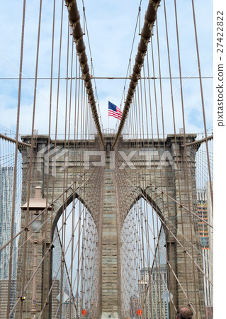 Crossing the Brooklyn bridge Crossing the Brooklyn bridge 27422822