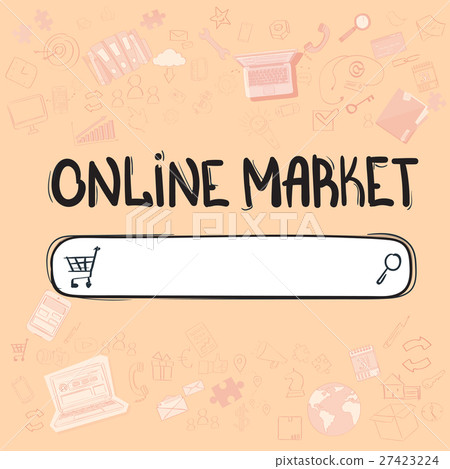 Online Shopping Market Application Interface 27423224
