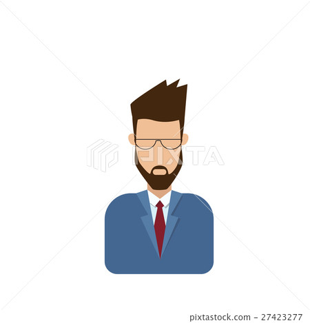 Profile Icon Male Avatar Man, Hipster Cartoon Guy - Stock Illustration ...