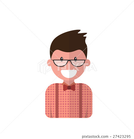 Profile Icon Male Avatar Man, Hipster Cartoon Guy - Stock Illustration ...
