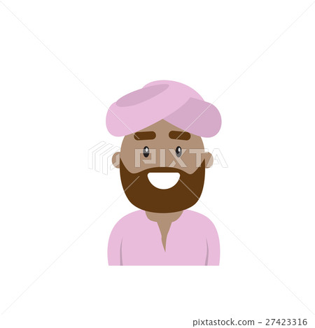 Arab Profile Icon Male Avatar Man, Muslim Cartoon Arab Profile Icon Male Avatar Man, Muslim Cartoon 27423316