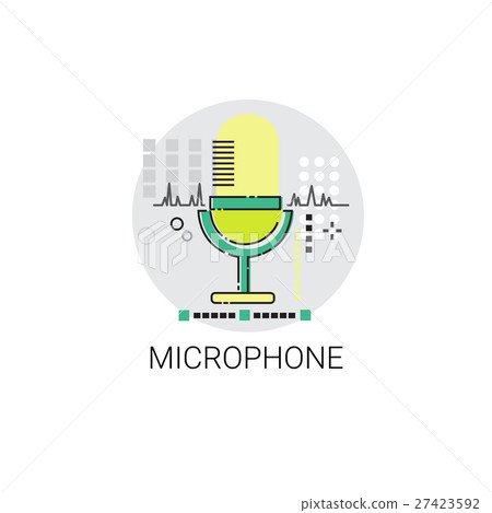 Microphone Audio Production Sound Icon 27423592