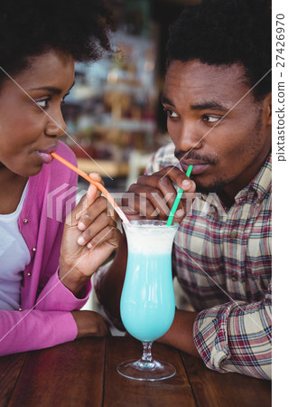 Young couple having mocktail 27426970