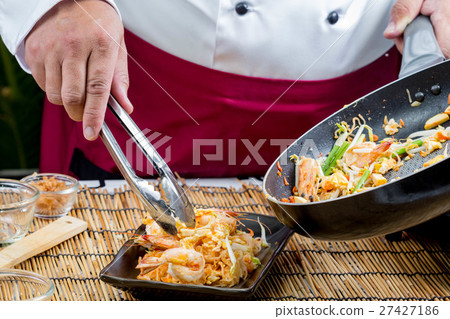 Thai Fried Noodles Thai Fried Noodles 27427186