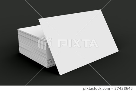 Stack of business card template - Stock Illustration [27428643] - PIXTA