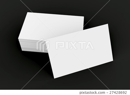 Stack of business card template Stack of business card template 27428692