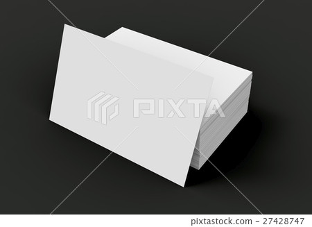 Stack of business card template - Stock Illustration [27428747] - PIXTA