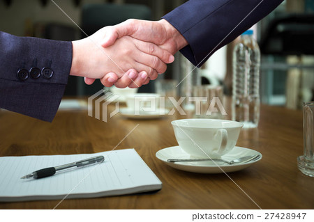 Concept business agreement success hands shaking Concept business agreement success hands shaking 27428947