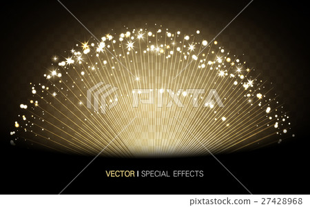 golden firework elements 27428968