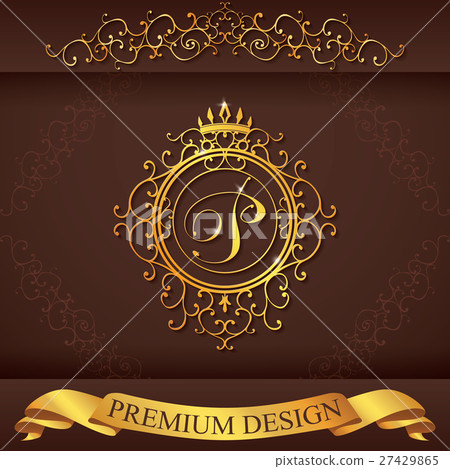 Letter P. Luxury Logo template vector illustration Letter P. Luxury Logo template vector illustration 27429865