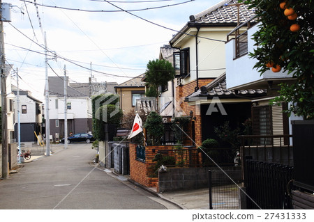 Scenery with Hinomaru, Flag Day, Emperor's Birthday 27431333