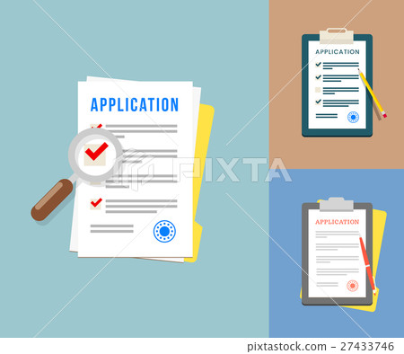 Vector Application Forms Vector Application Forms 27433746
