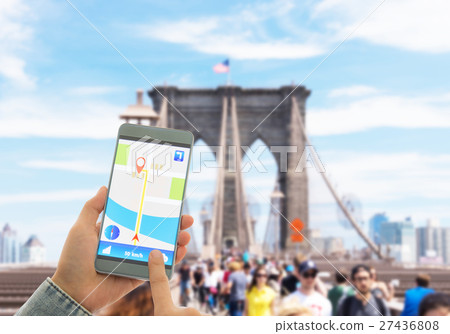 navigation system or GPS smartphone 27436808