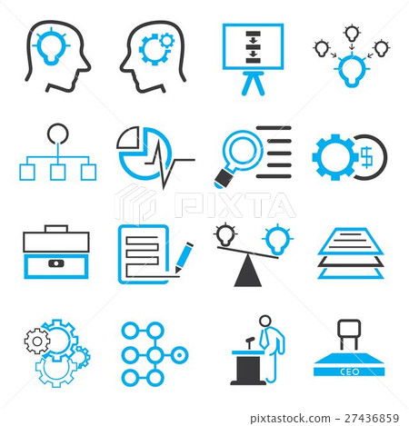 business solution icons 27436859