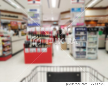 Blurred supermarket or warehouse  27437350