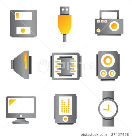 electronic device and multimedia icons 27437468