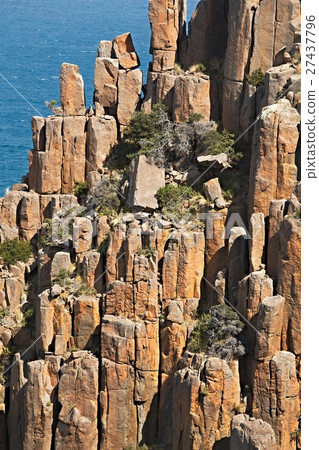 Rugged coastline cliffs Rugged coastline cliffs 27437796