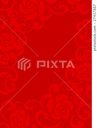 羅斯花花邊背景 27437887