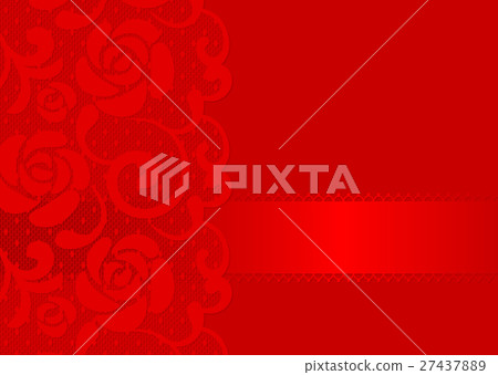 Rose flower lace background Rose flower lace background 27437889