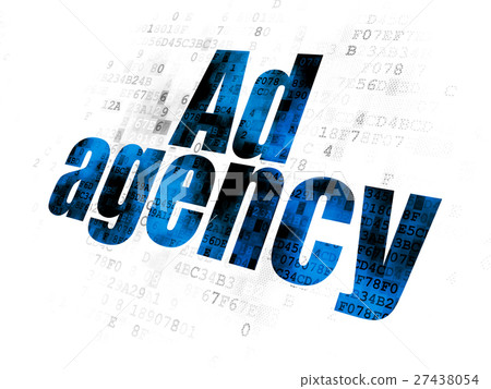 Marketing concept: Ad Agency on Digital background 27438054