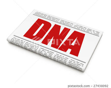 Healthcare concept: newspaper headline DNA Healthcare concept: newspaper headline DNA 27438092