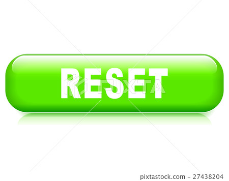 reset button on white background 27438204
