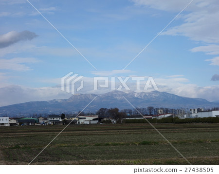 赤城山看法從Tamamura鎮的 27438505