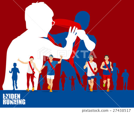 EKIDEN MARATHON VECTOR EKIDEN MARATHON VECTOR 27438517